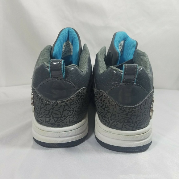 Baby Phat Womens 6.5 Grey and Blue Sneakers - Picture 7 of 8